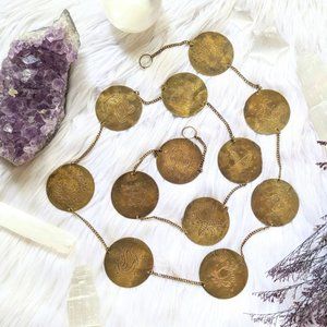 Zodiac Archetypes Brass Wall Hanging